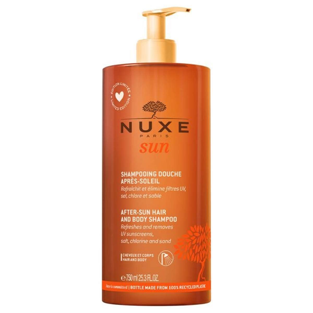Nuxe, Sun, Haarshampoo, Nach der Sonne - Reinigung, 750 ml