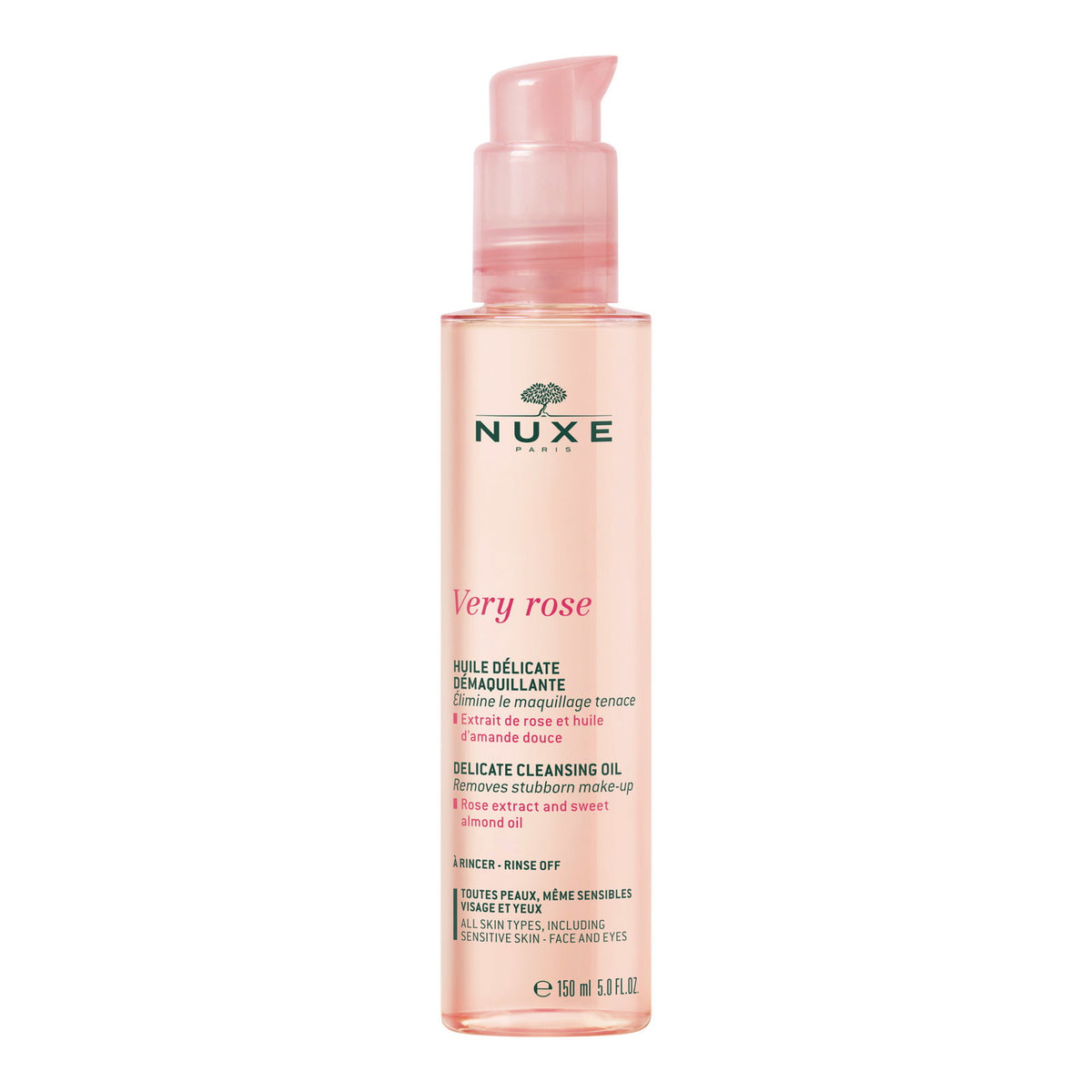 Nuxe, Very Rose, Reinigungsöl, Für das Gesicht, 150 ml