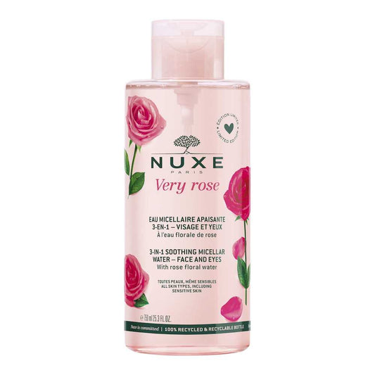Nuxe Nuxe, Very Rose, Reinigung, Mizellenwasser, Für alle Hauttypen, 750 ml Regular