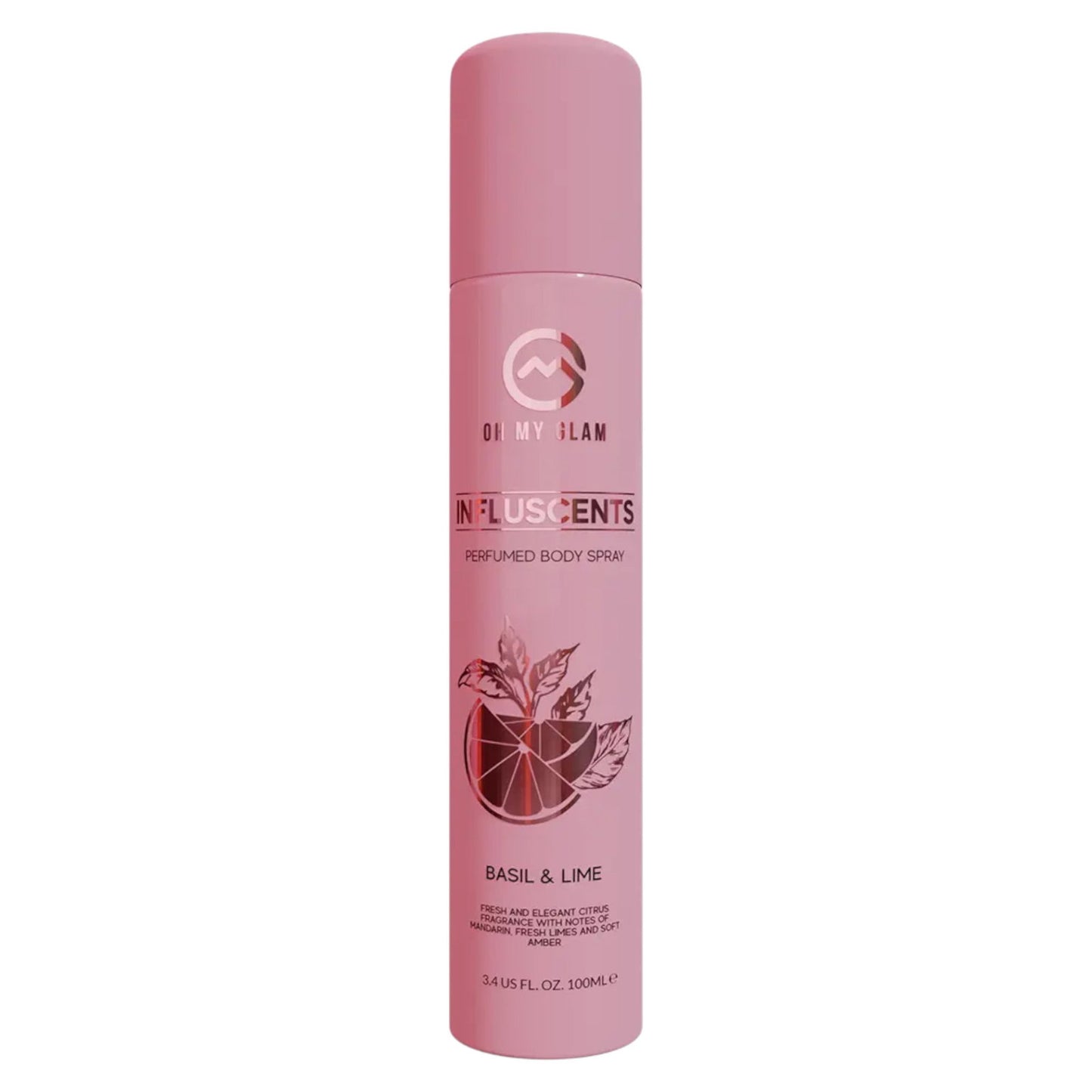 Oh My Glam Oh My Glam, Influscents, Körperspray, Limette, Basilikum & Mandarine, 100 ml Regular