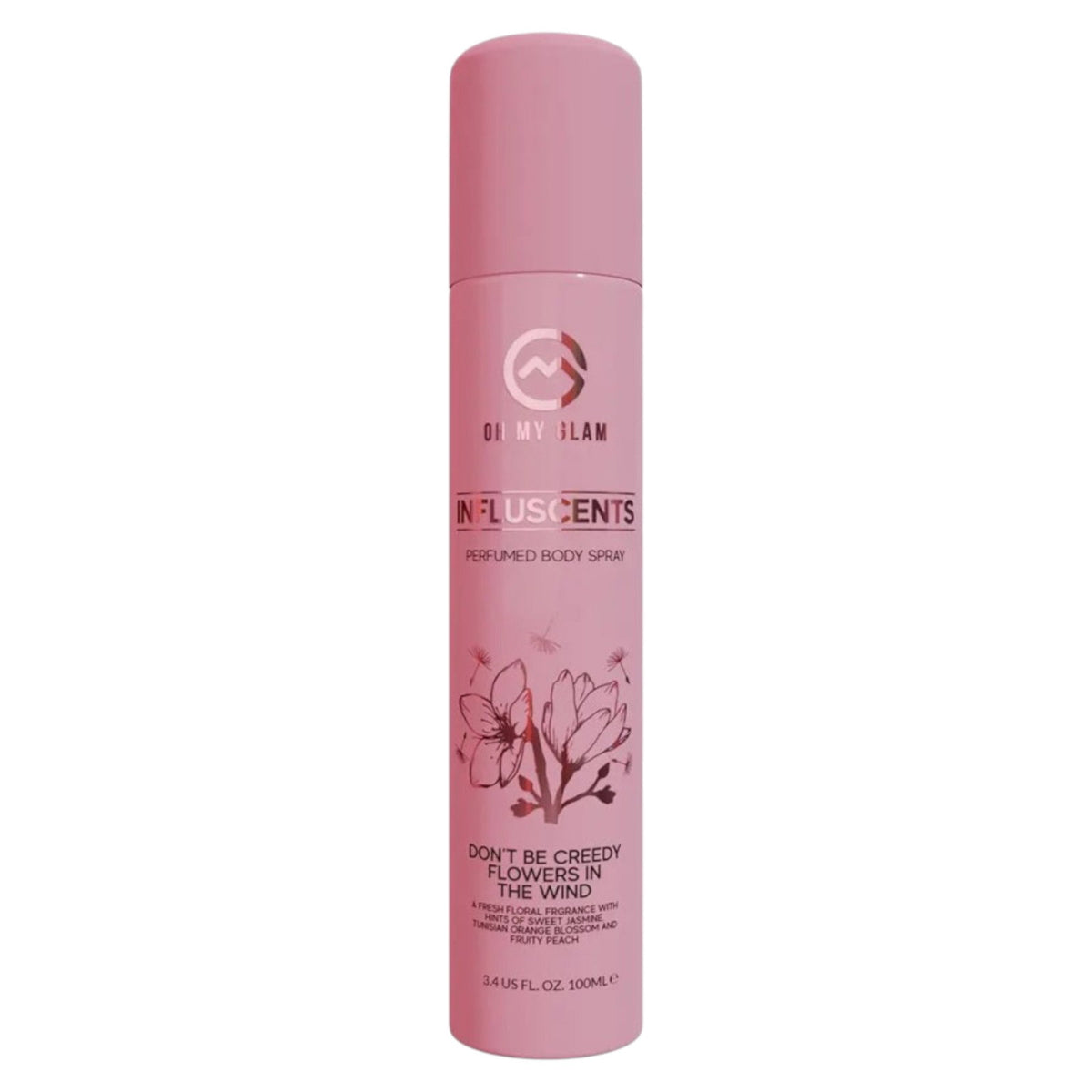 Oh My Glam, Influscents Don't Be Creedy: Flowers In The Wind, Körperspray, 100 ml