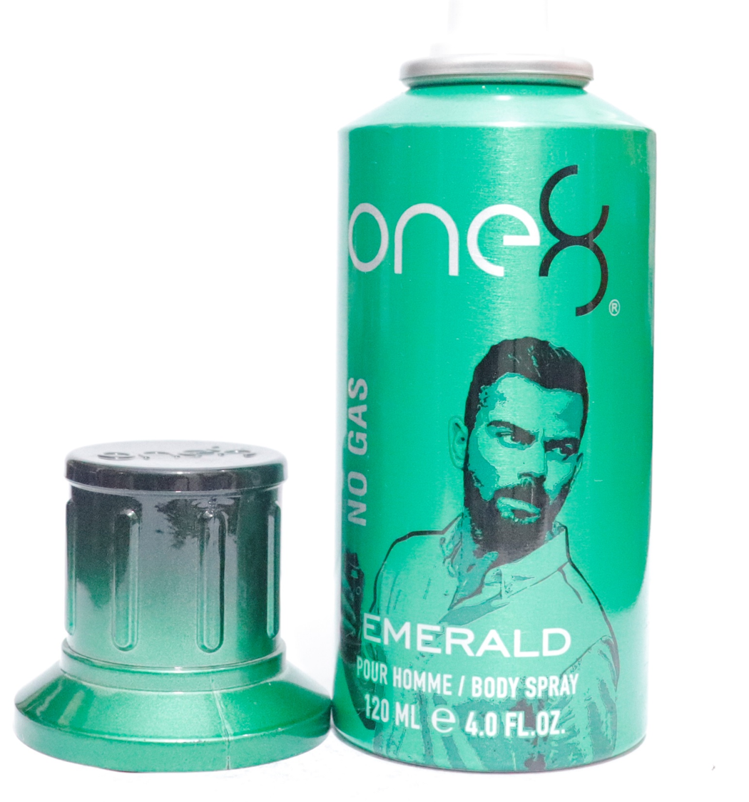 One 8, Emerald No Gas, Duftspray, Für Männer, 120 ml