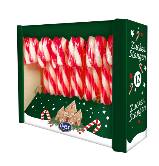 Only Candy Canes Zuckerstangen 12x12g Rot/Weiss