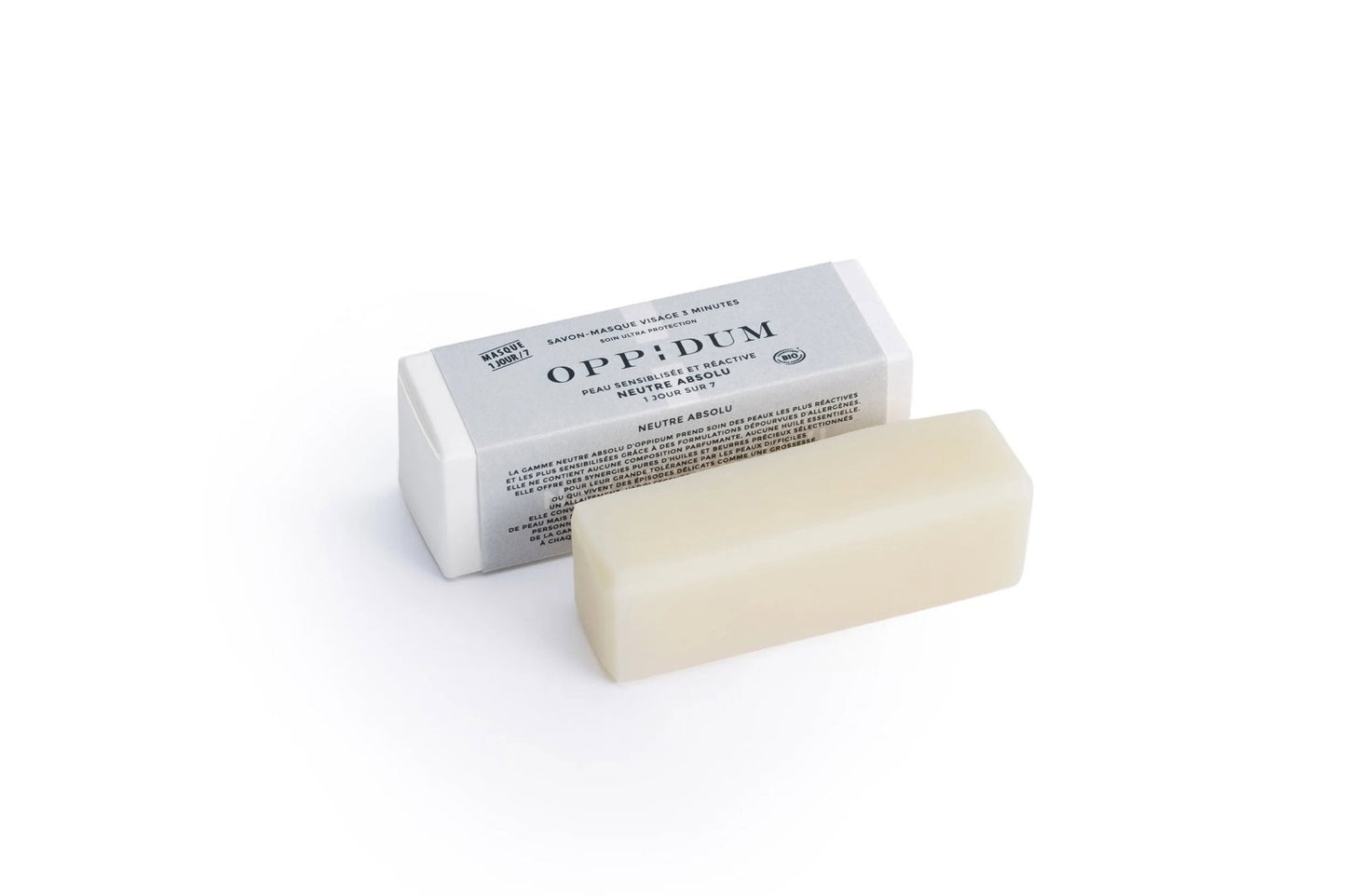 Oppidum Oppidum, Neutre Absolu, Reinigung, Seifenstück, Für das Gesicht, 45 g Regular