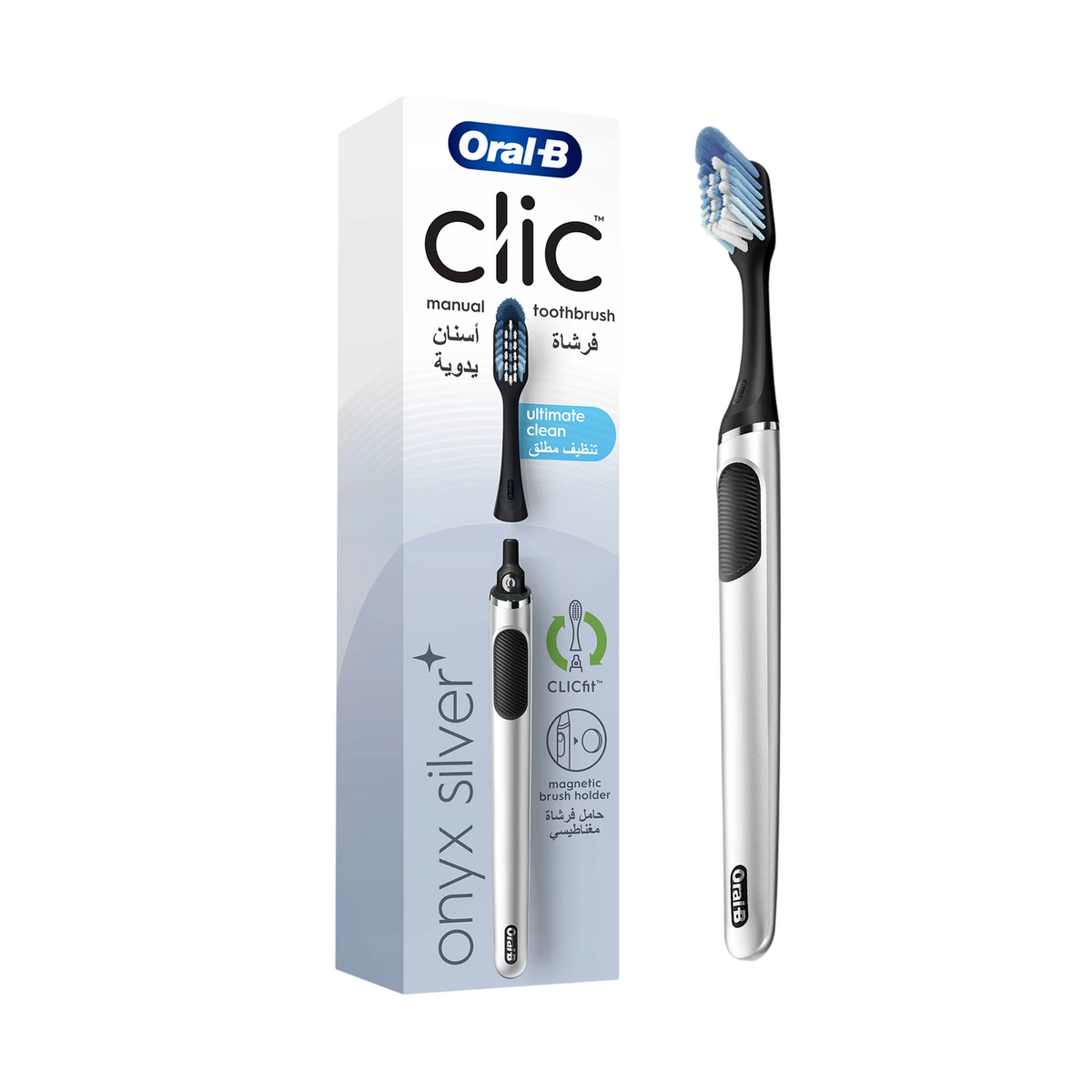 Oral-B, Clic, Zahnbürste, Onyx Silver