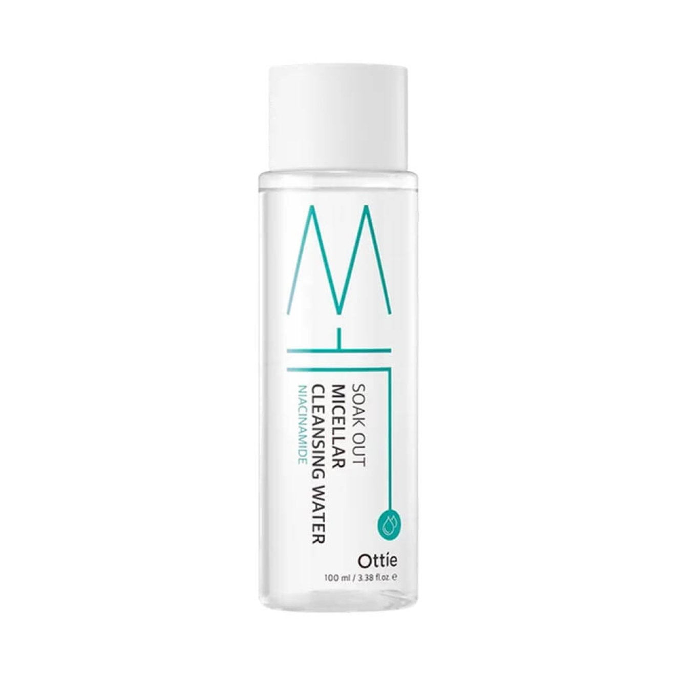 Ottie, Soak Out, Reinigung und Hydratisierung, Mizellenwasser, Sensibel, 100 ml