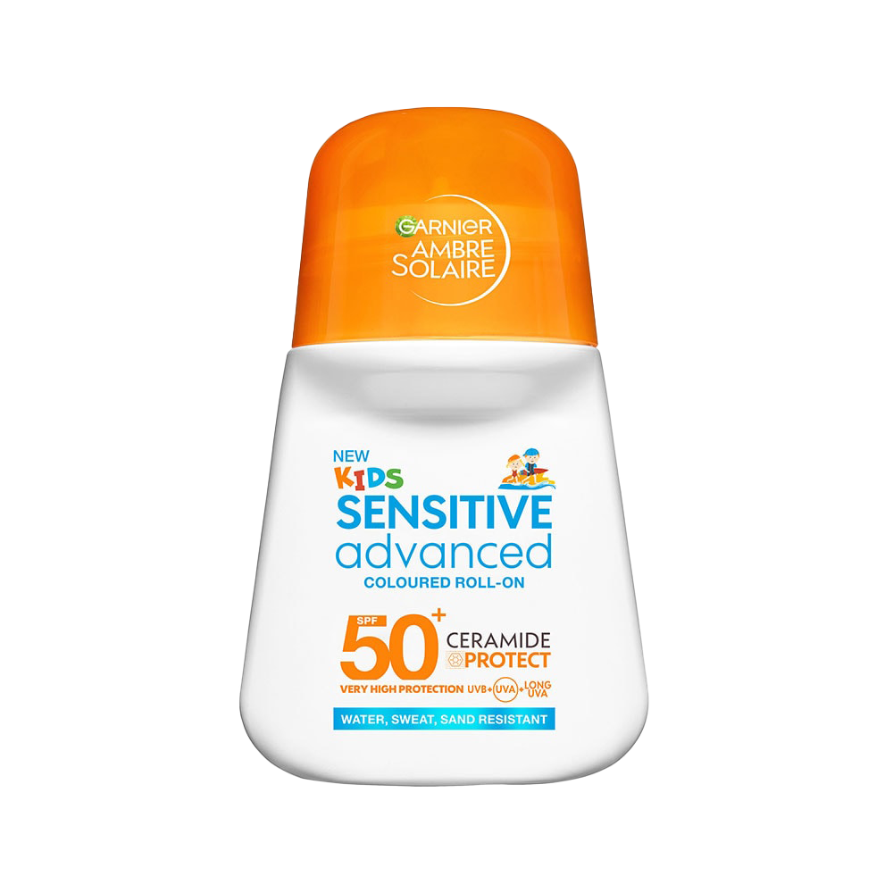 GARNIER GARNIER Niños Sensitive Advanced Colored Roll-On Sonnenschutz SPF 50 50 ml Kosmetik