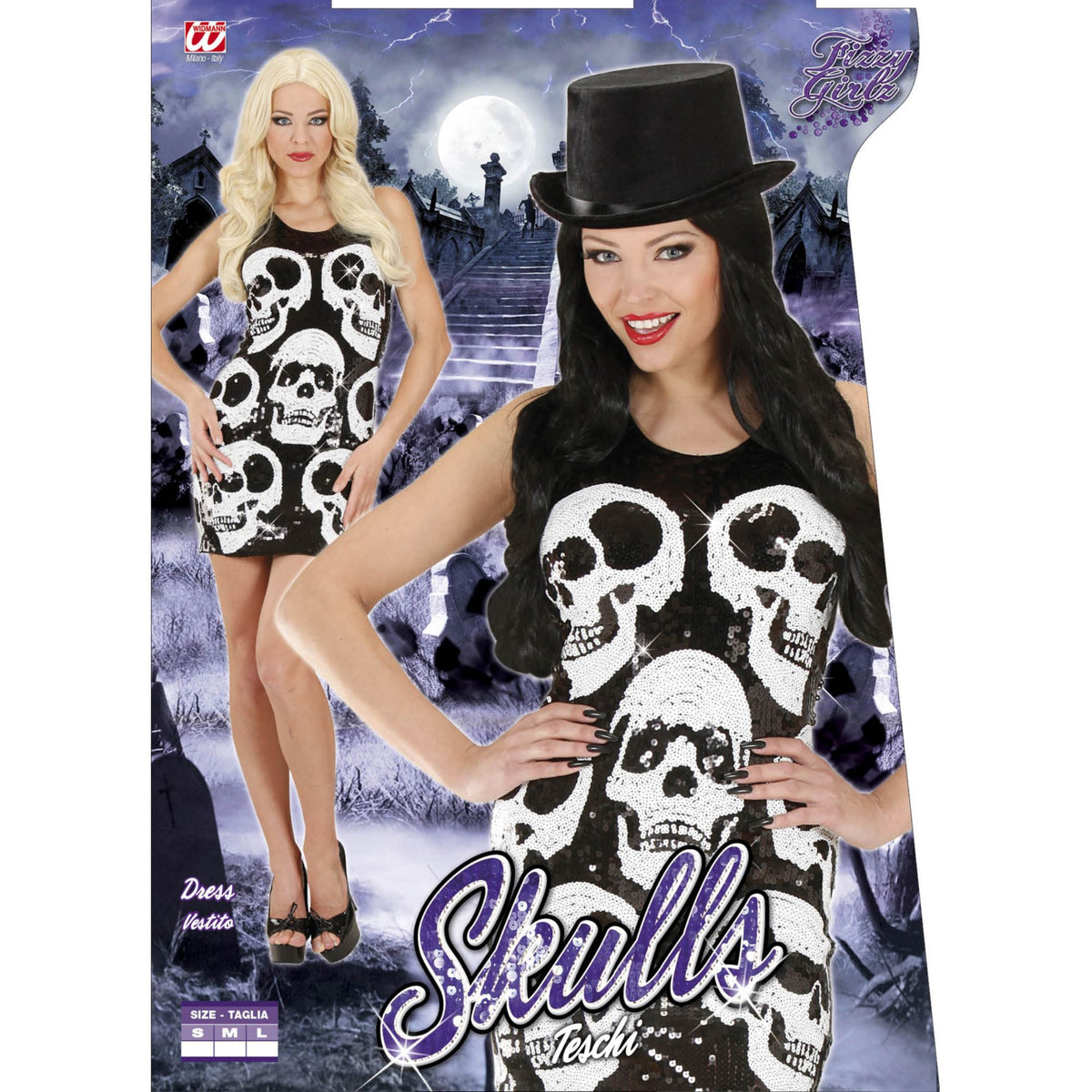 "PAILLETTENKLEID SCHÄDEL" – Ansicht 4