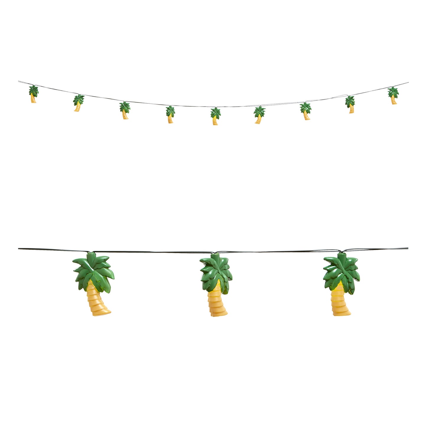 "PALMENLICHTERKETTE" 2,5 m - 10 Lichter – Detailansicht
