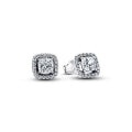 PANDORA SPARKLING DOUBLE HOOP EARRINGS 293551C02 Schmuck Silber Silver 925° ansicht-3