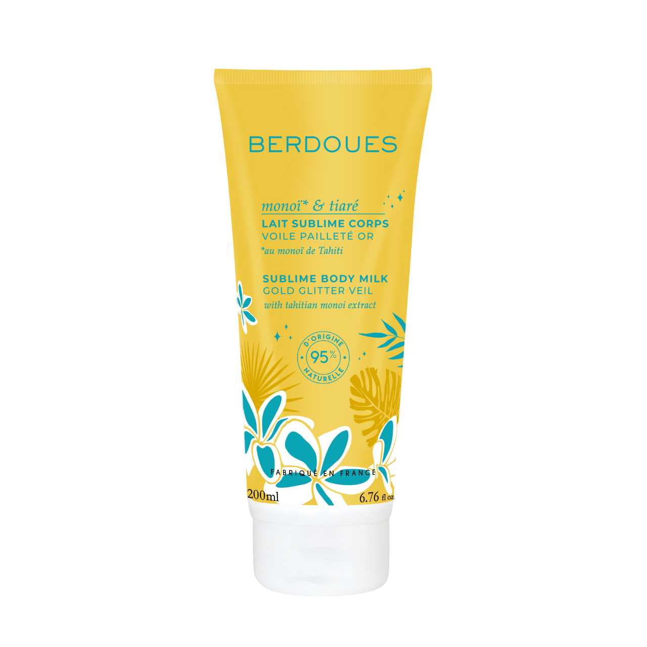 Parfums Berdoues, Monoi & Tiare, Sprudelnd, Körpermilch, 200 ml