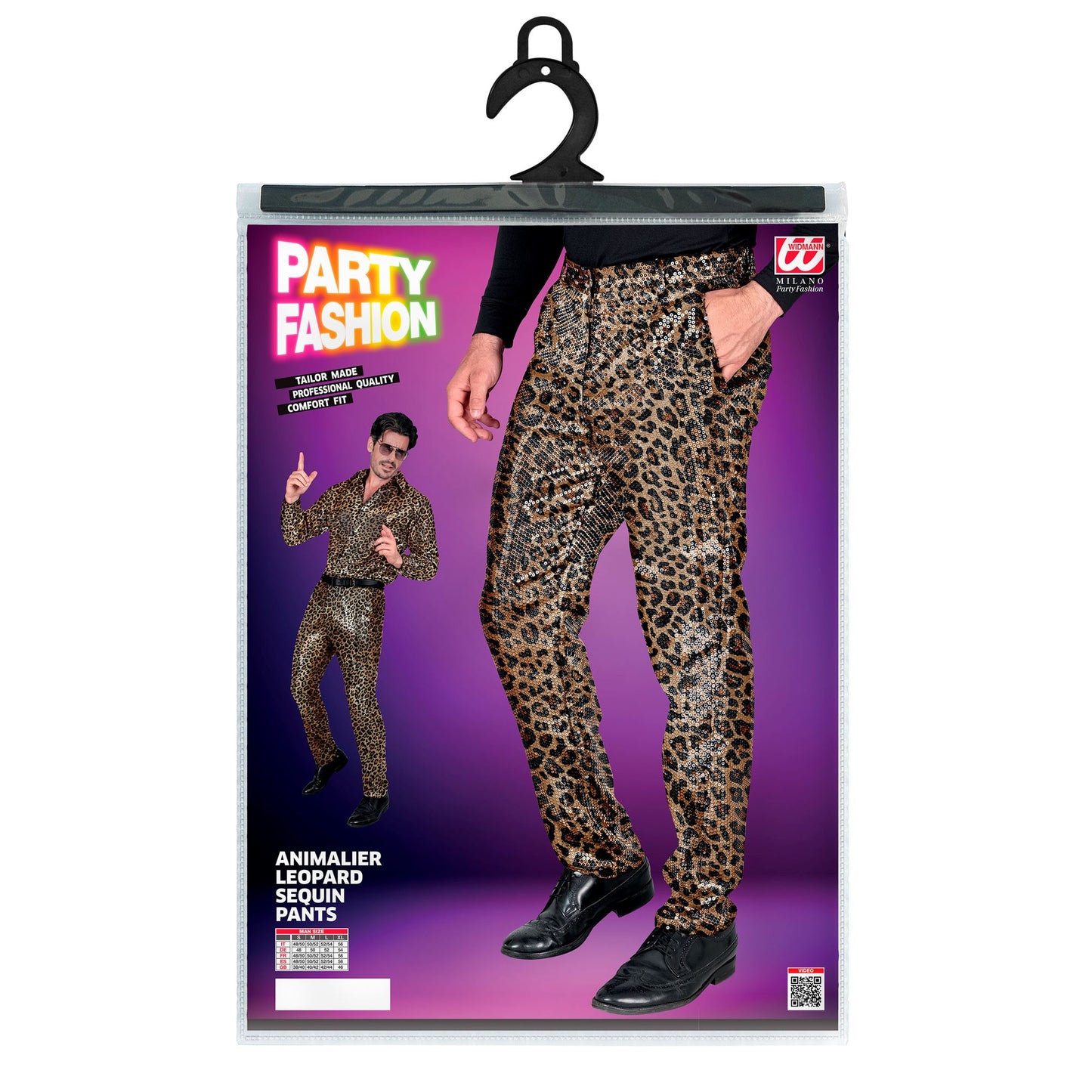 "PARTY FASHION HOSE" (Paillettenhose in Leopardenmuster) – Ansicht 4