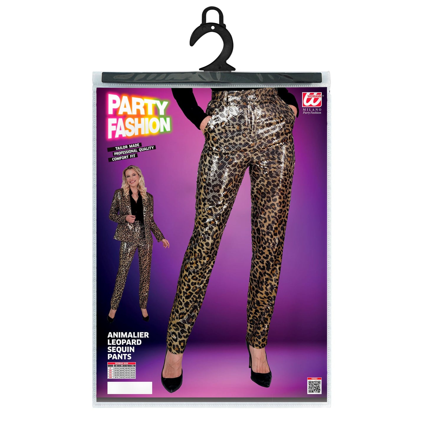 "PARTY FASHION HOSE" (Paillettenhose in Leopardenmuster) – Ansicht 5