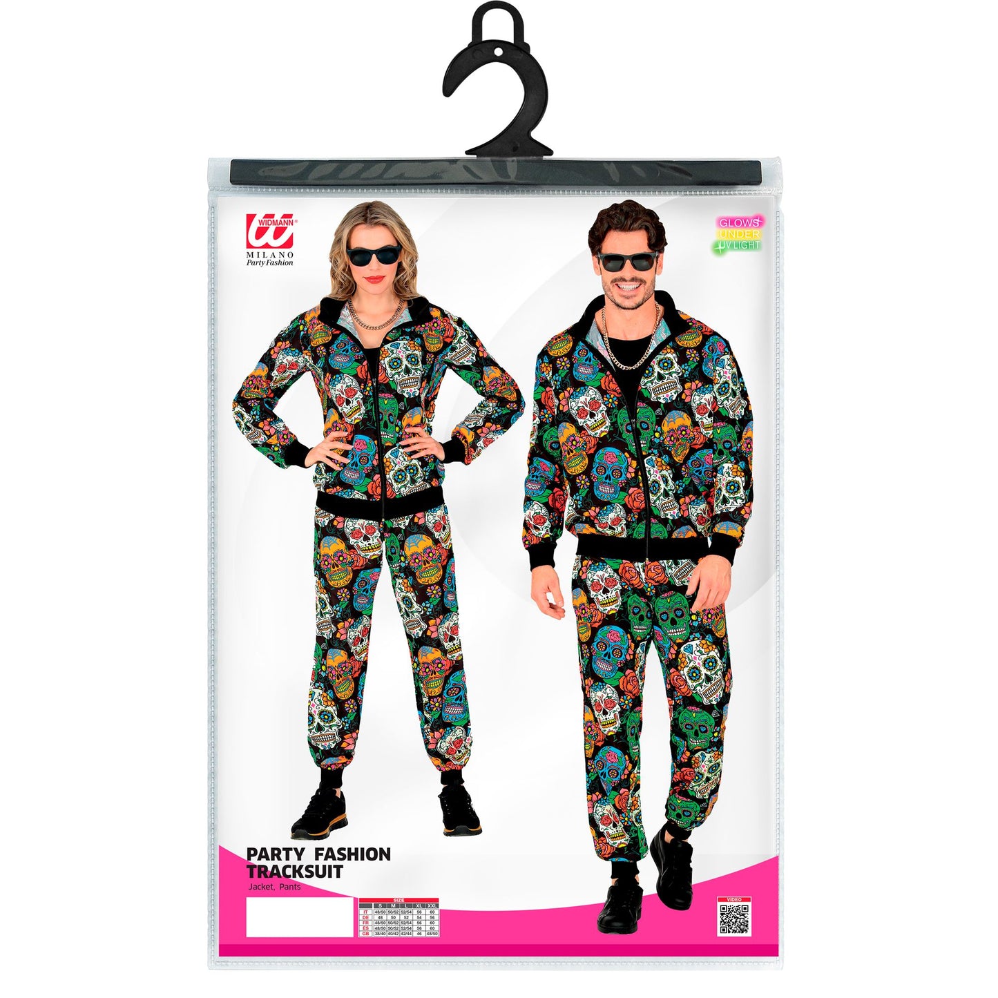 "PARTY FASHION TRAININGSANZUG DIA DE LOS MUERTOS" (Oberteil, Hose) – Ansicht 5