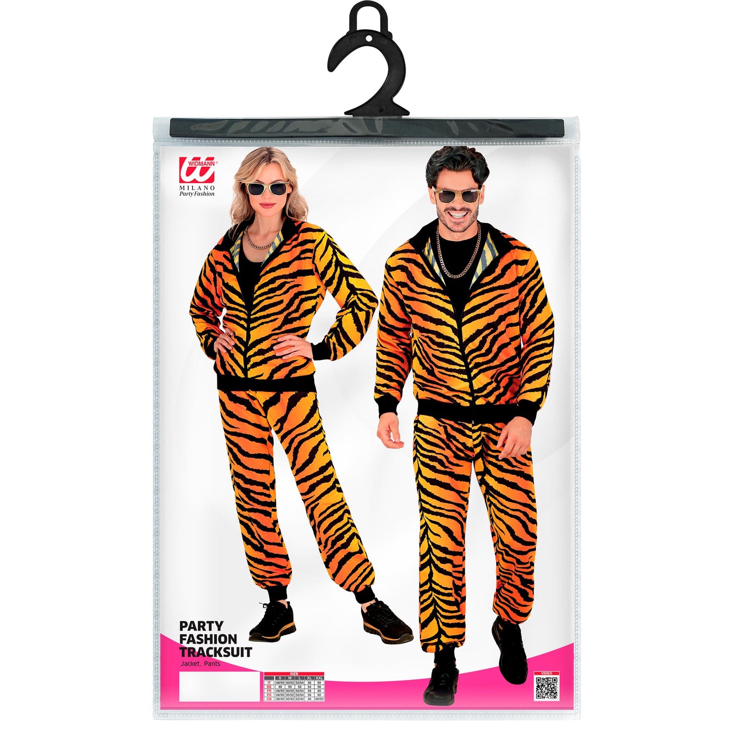 "PARTY FASHION TRAININGSANZUG MIT TIGERMUSTER" (Oberteil, Hose) – Ansicht 5