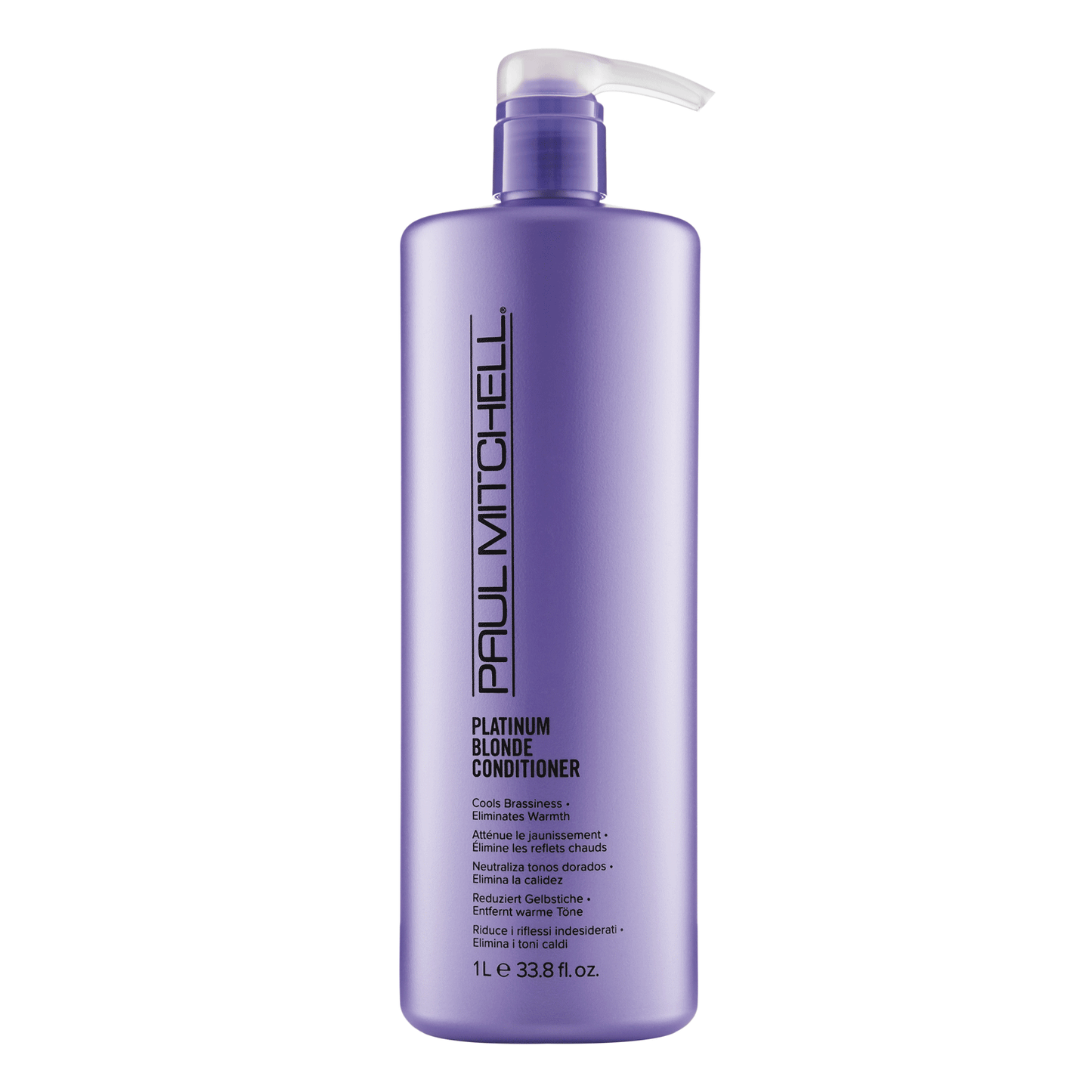 Paul Mitchell Paul Mitchell, Blonde Platinum Blonde, Parabenfrei, Haarspülung, Kühlt Messingtöne, 1000 ml Regular