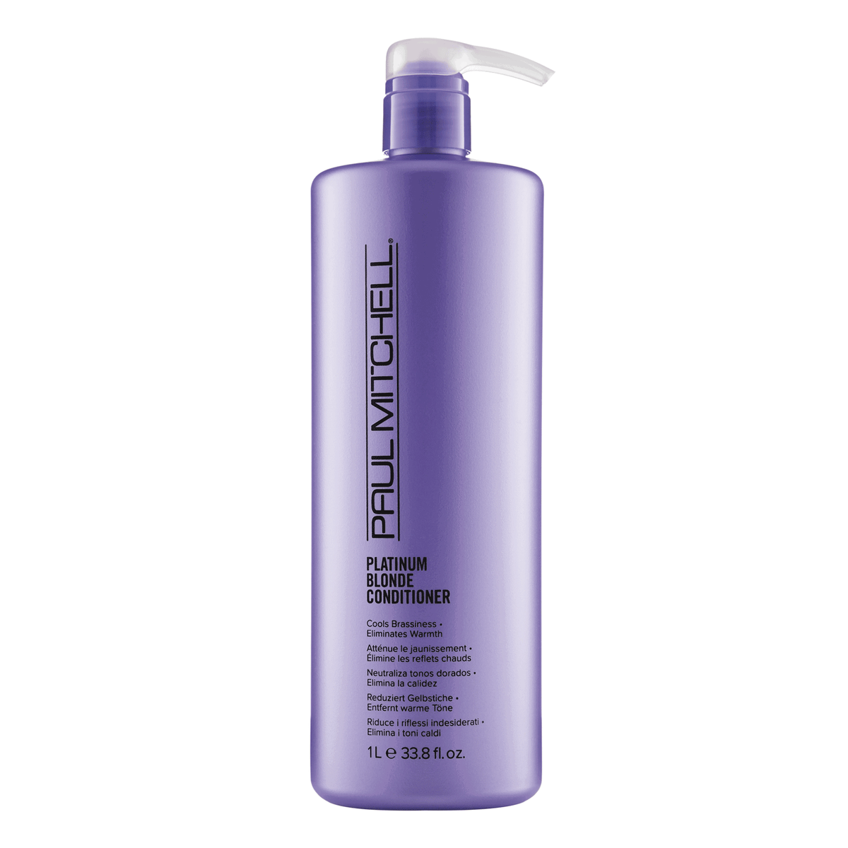 Paul Mitchell, Blonde Platinum Blonde, Parabenfrei, Haarspülung, Kühlt Messingtöne, 1000 ml