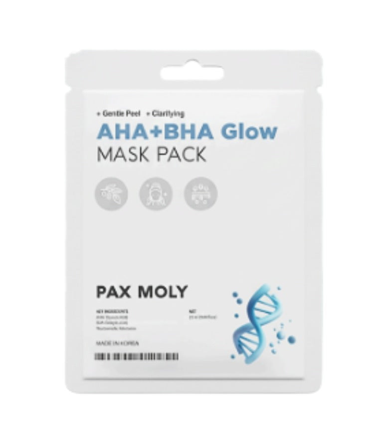 PaxMoly, AHA + BHA, Leuchtend, Gesichtsmaske, Gesicht, Tag & Nacht, 25 ml