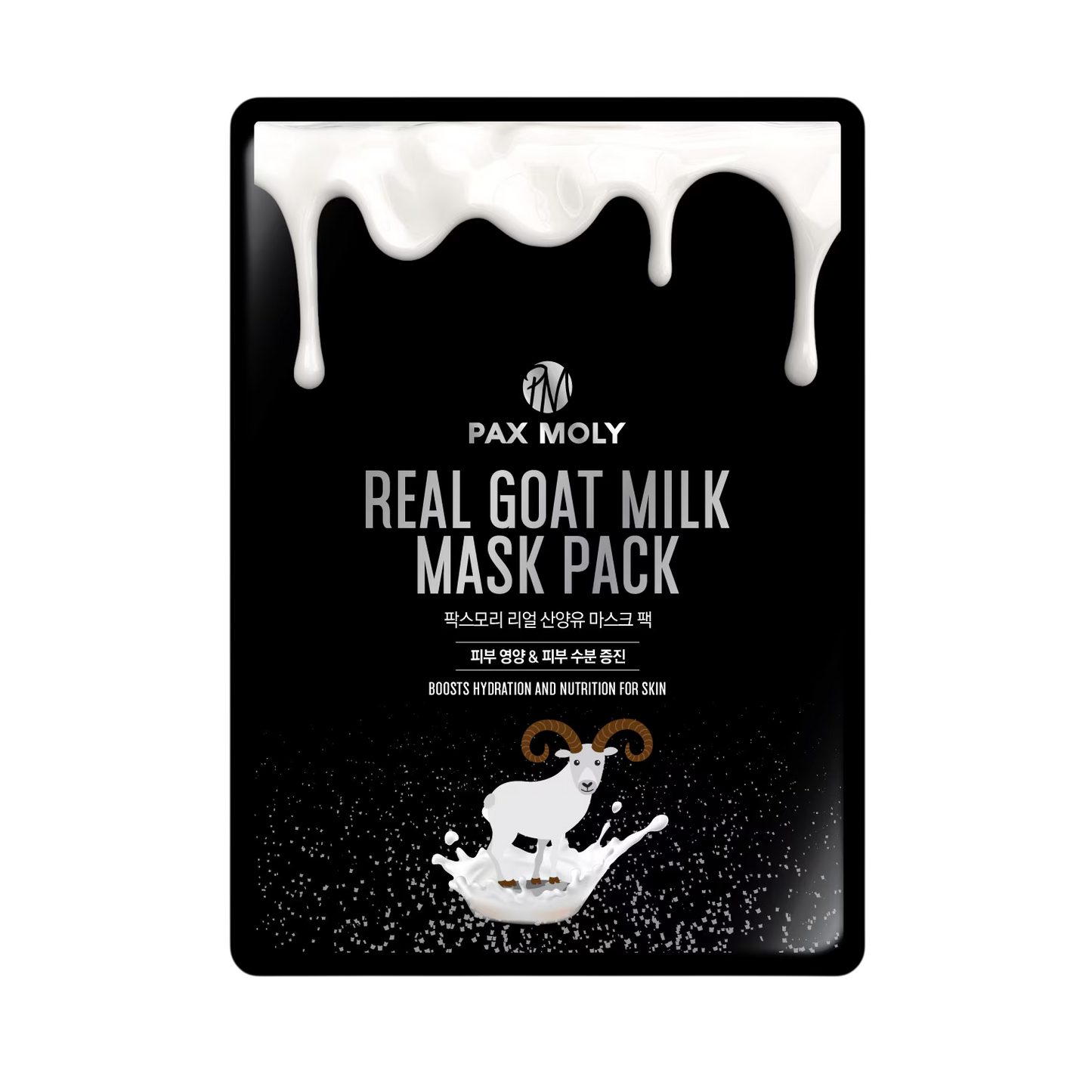 PaxMoly, Real Goat Milk, Feuchtigkeitsspendend und nährend, Gesichtsmaske, Gesicht, Tag & Nacht, 25 ml