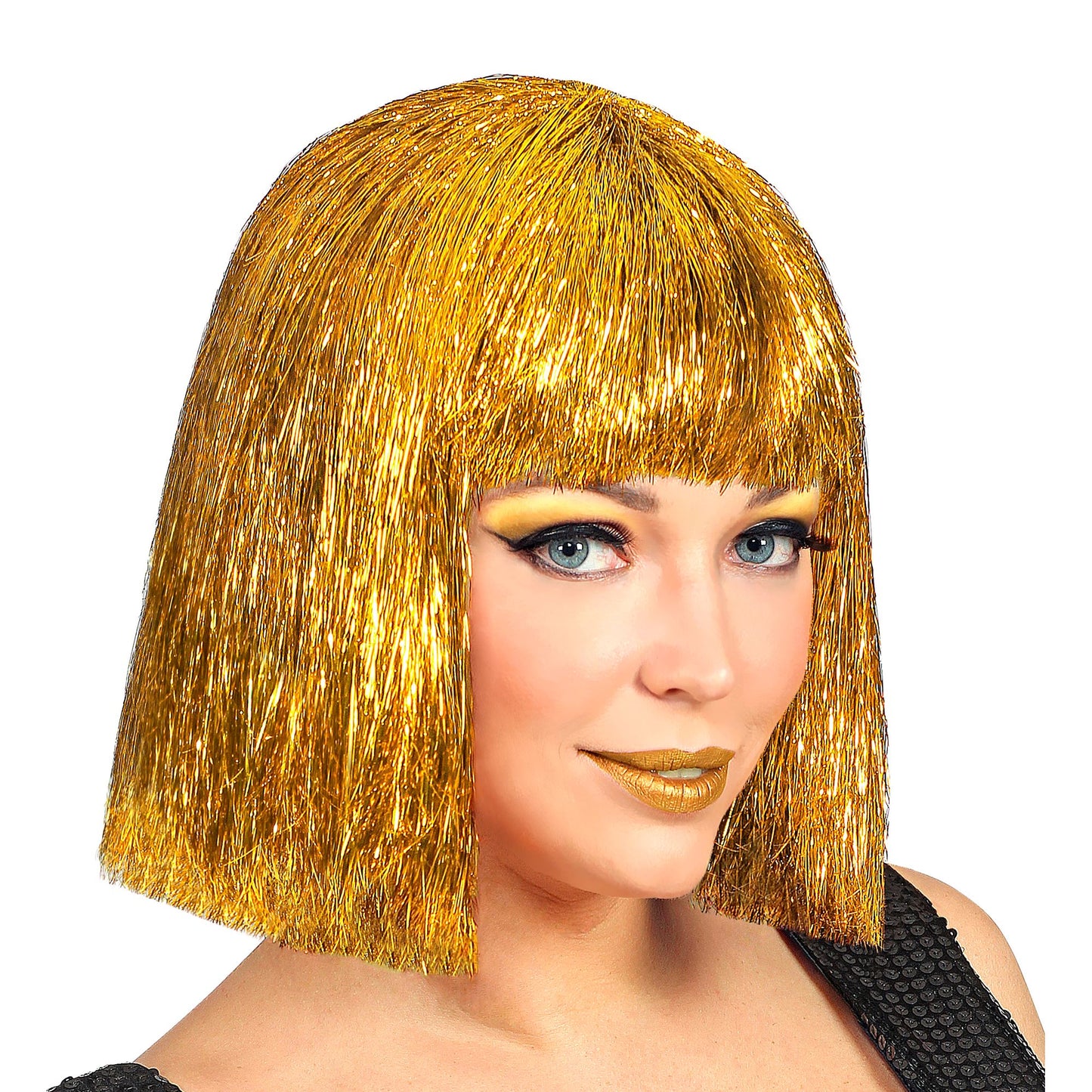 "PERÜCKE GLITZY VEGAS GOLD" in Box – Ansicht 4