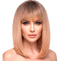 "PERÜCKE LAYLA OMBRÉ BLOND IN DREAM HAIR QUALITÄT" in farbiger Box – Vorderansicht