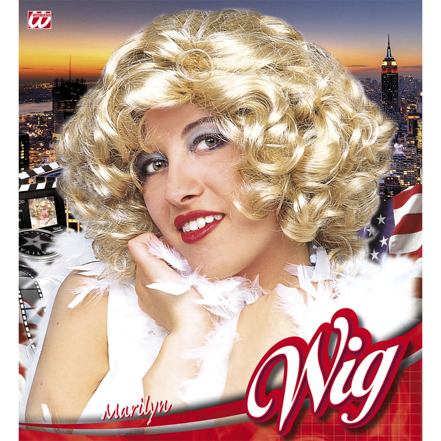 "PERÜCKE MARILYN" in Box – Detailansicht