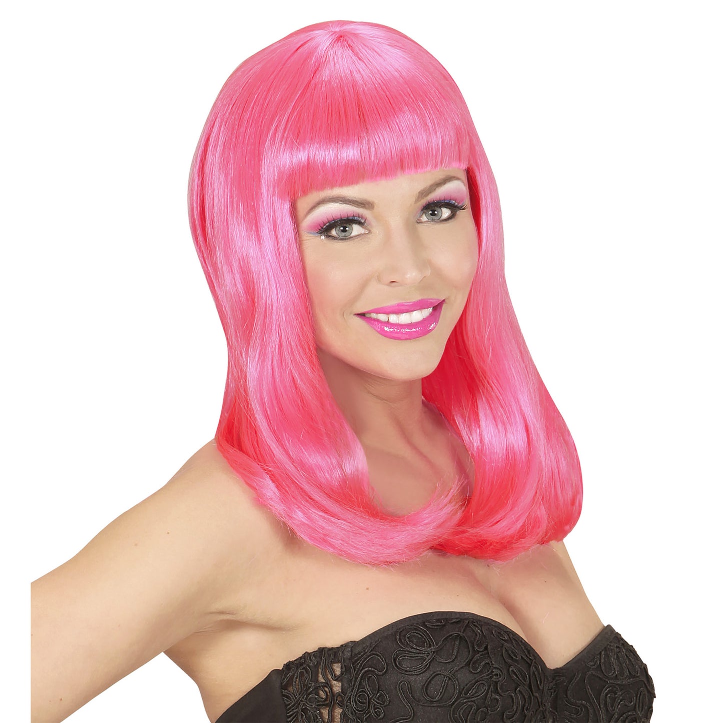 "PERÜCKE PATSY NEONPINK" in Polybag – Ansicht 4