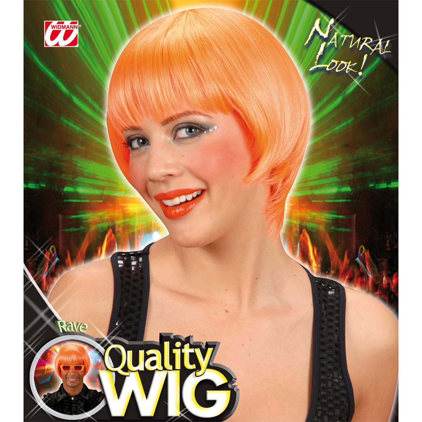 "PERÜCKE RAVE" neonorange - in Box – Ansicht 3