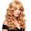 "PERÜCKE TAYLOR BLOND IN DREAM HAIR QUALITÄT" in farbiger Box – Vorderansicht