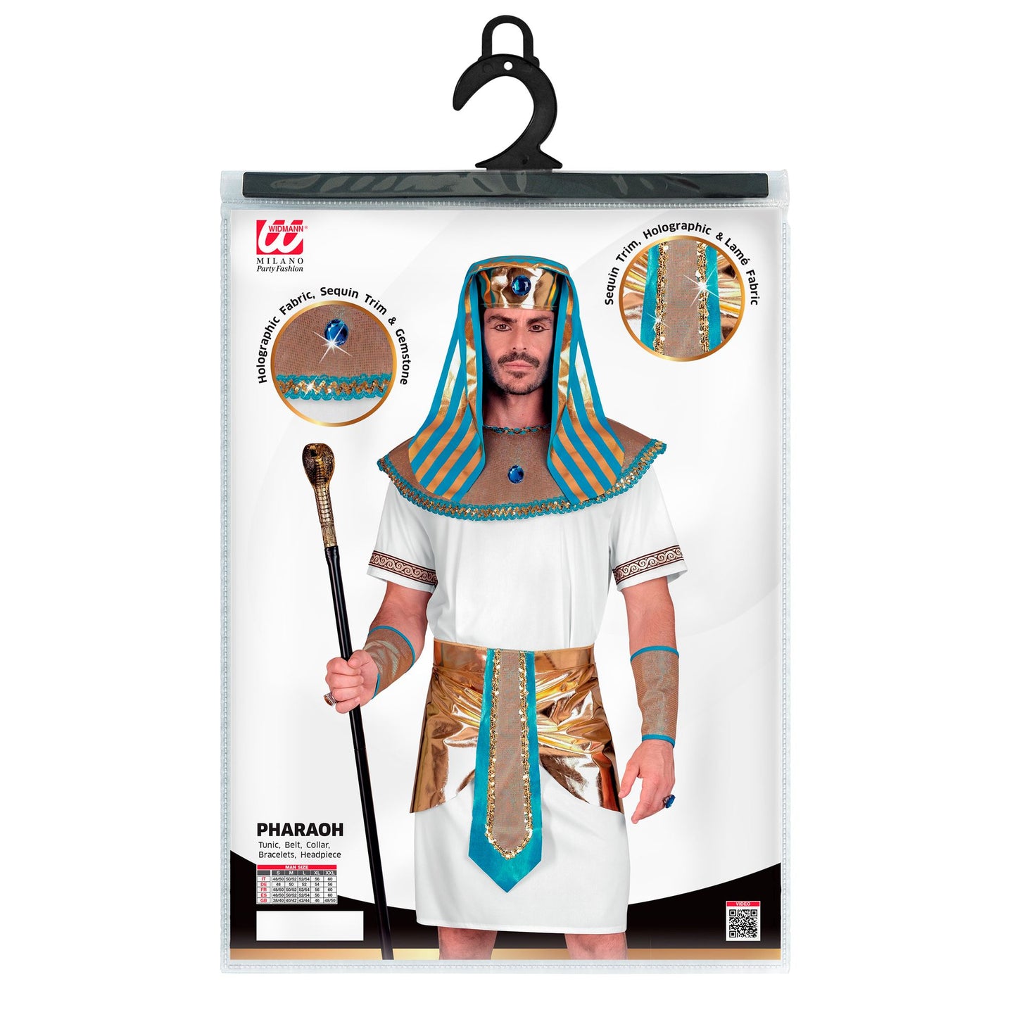 "PHARAOH" (Tunika, Gürtel, Halskragen, Kopfbedeckung) – Ansicht 5
