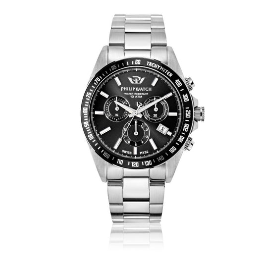 PHILIP WATCH CARIBE SPORT R8273607002 Chronograph Armbanduhr 42 mm Silber ansicht-2