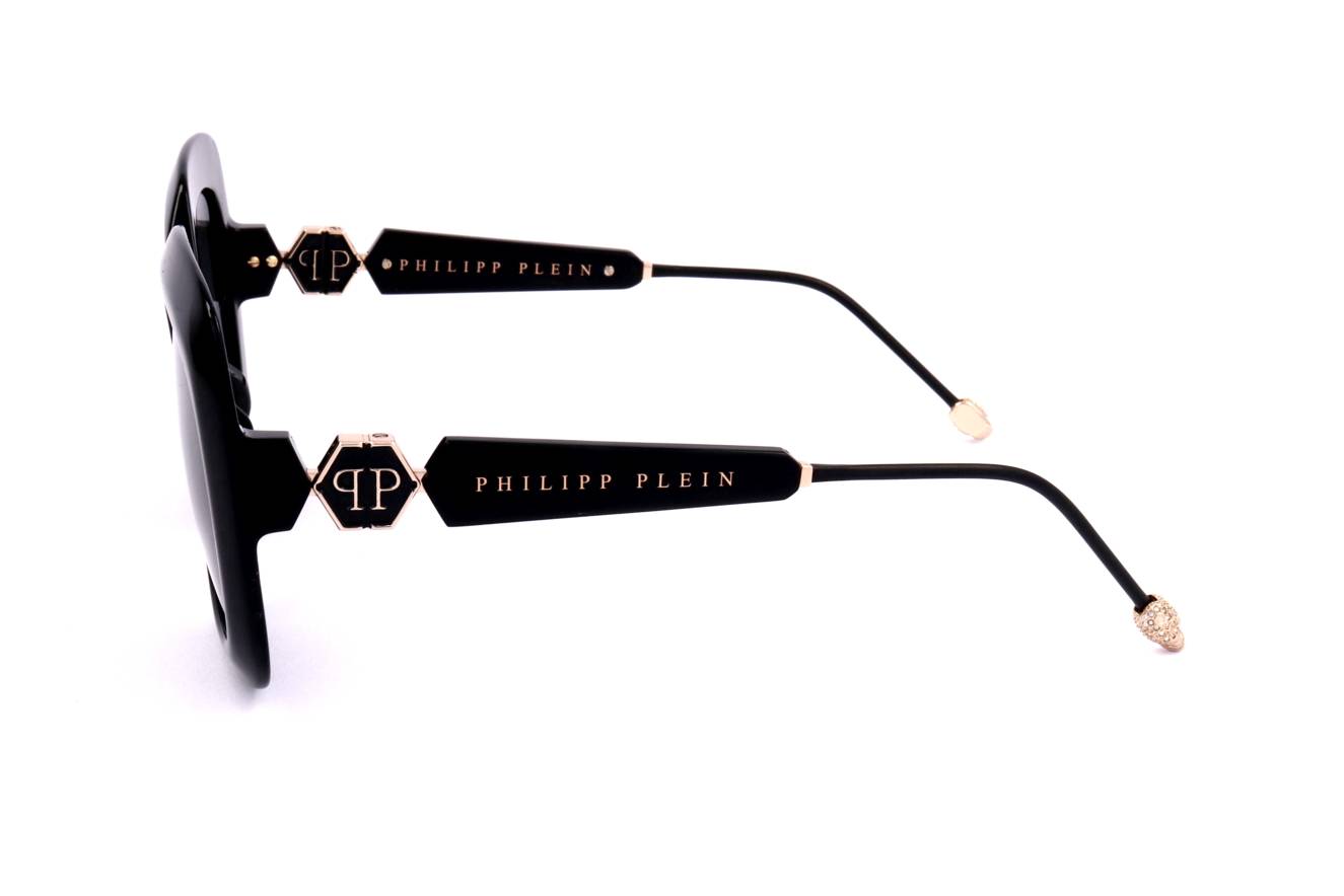 PHILIPP PLEIN SUNGLASSES SPP065S SHINY NIGHT BLUE SPP065S-0700 55-16-145 Sonnenbrille Blau ansicht-3