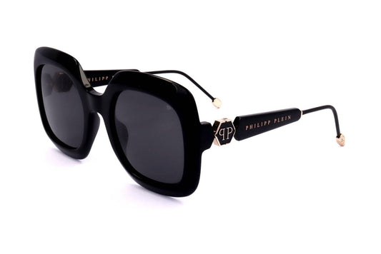 PHILIPP PLEIN SUNGLASSES SPP065S SHINY NIGHT BLUE SPP065S-0700 55-16-145 Sonnenbrille Blau ansicht-2