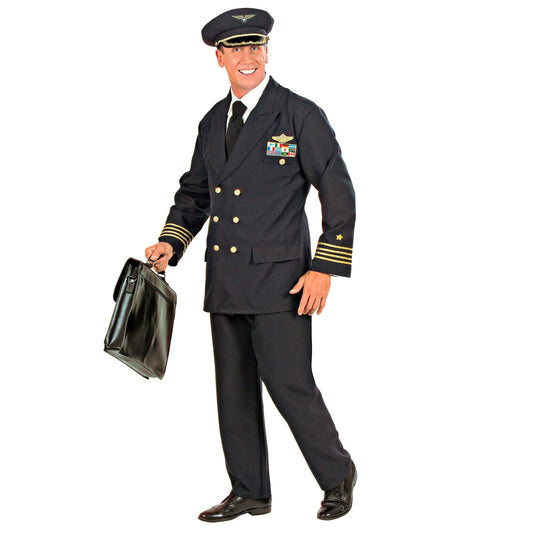 "PILOT" (Jacke, Hose, Mütze) – Vorderansicht