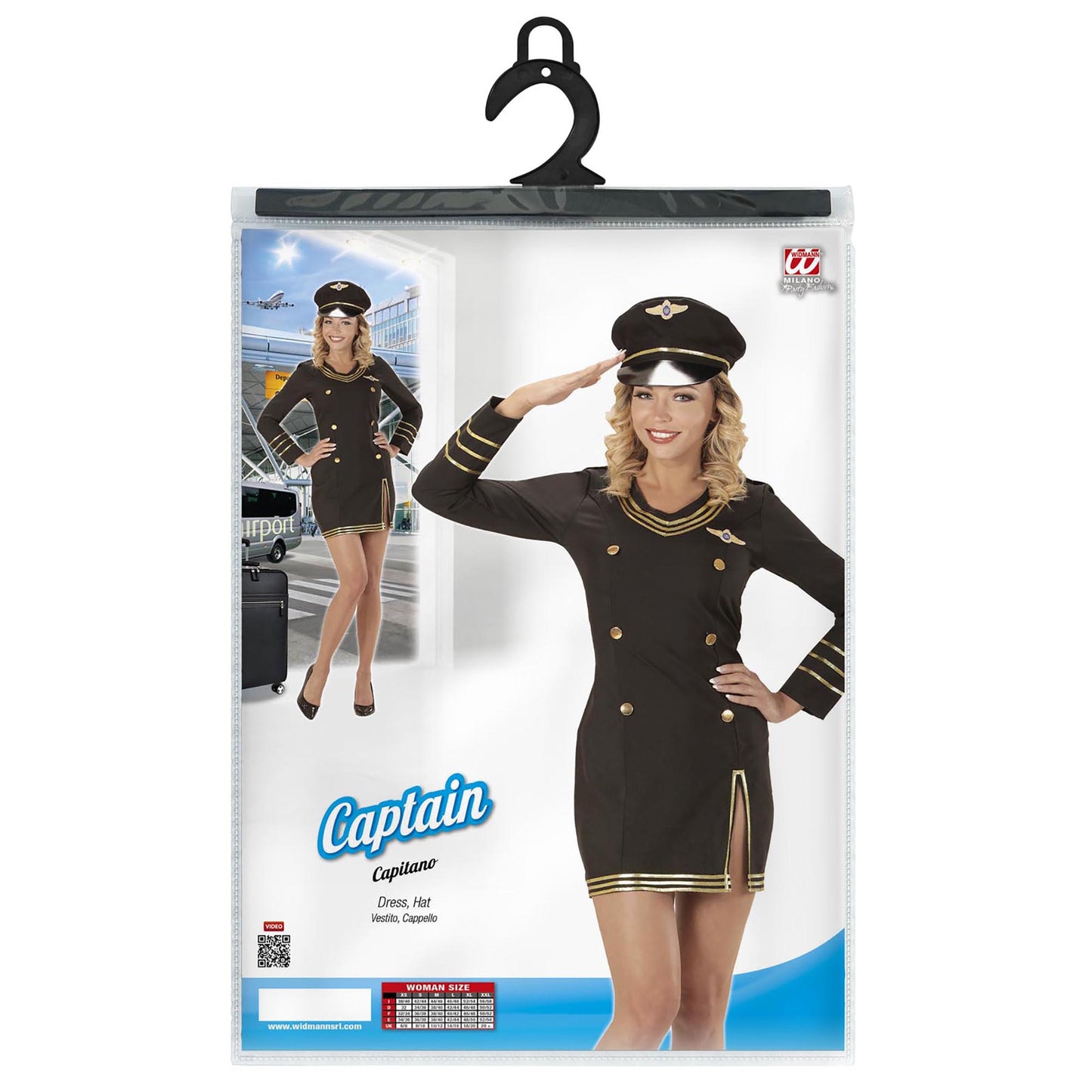 "PILOTIN" (Kleid, Mütze) – Ansicht 3
