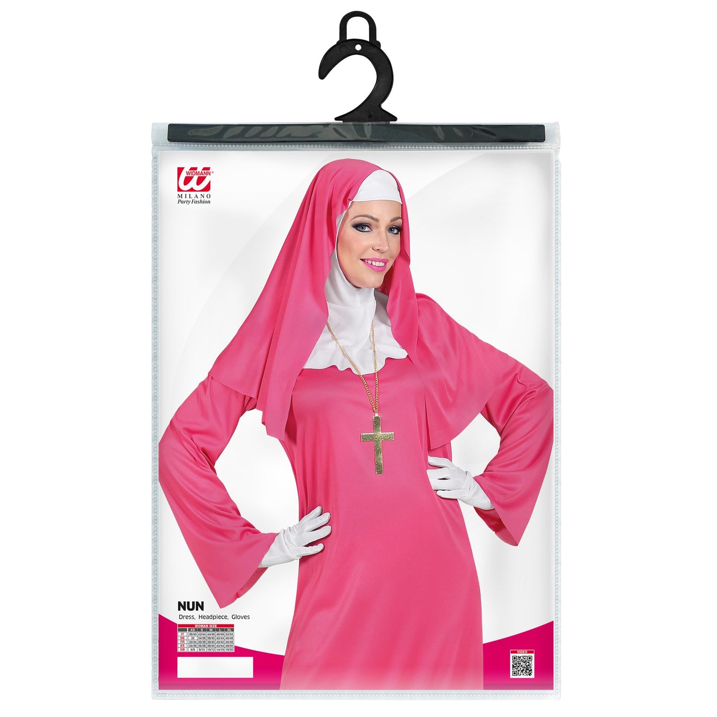 "PINKE NONNE" (Gewand, Haube, Handschuhe) – Ansicht 5
