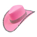 "PINKER COWGIRL PARTYHUT" – Vorderansicht
