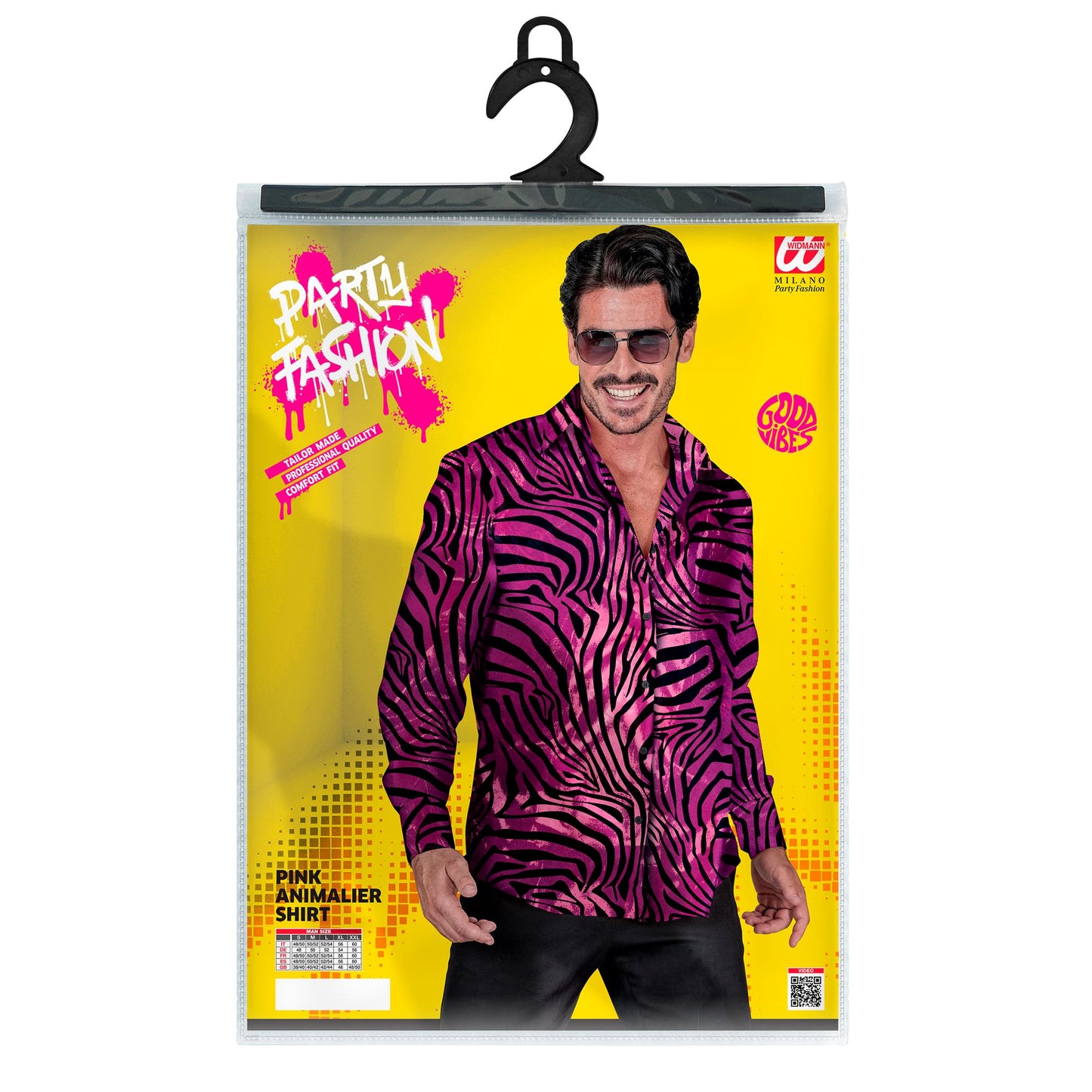 "PINKES ANIMAL PRINT PARTY FASHION HEMD" (Hemd) – Ansicht 4