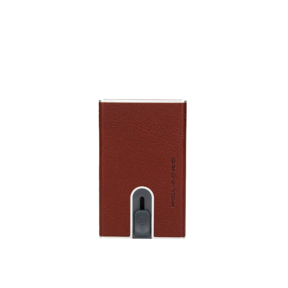 Piquadro Piquadro, Piquadro, Leder-Kartenhalter, Burgund, Unisex Regular