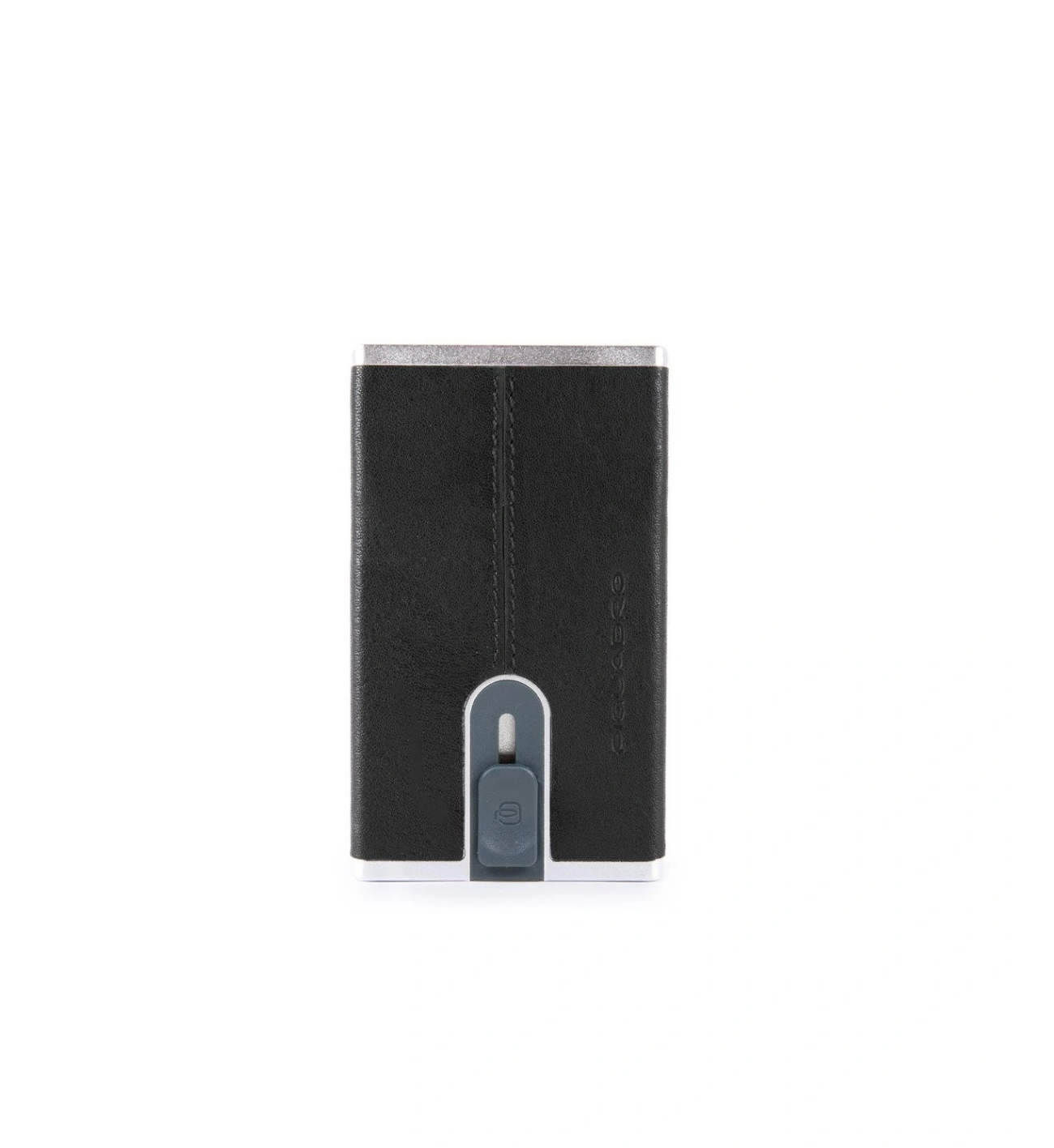 Piquadro Piquadro, Black Square, Leder-Kartenhalter, Quadratisches Schiebesystem, PP4825B3R, Schwarz, Für Männer Regular