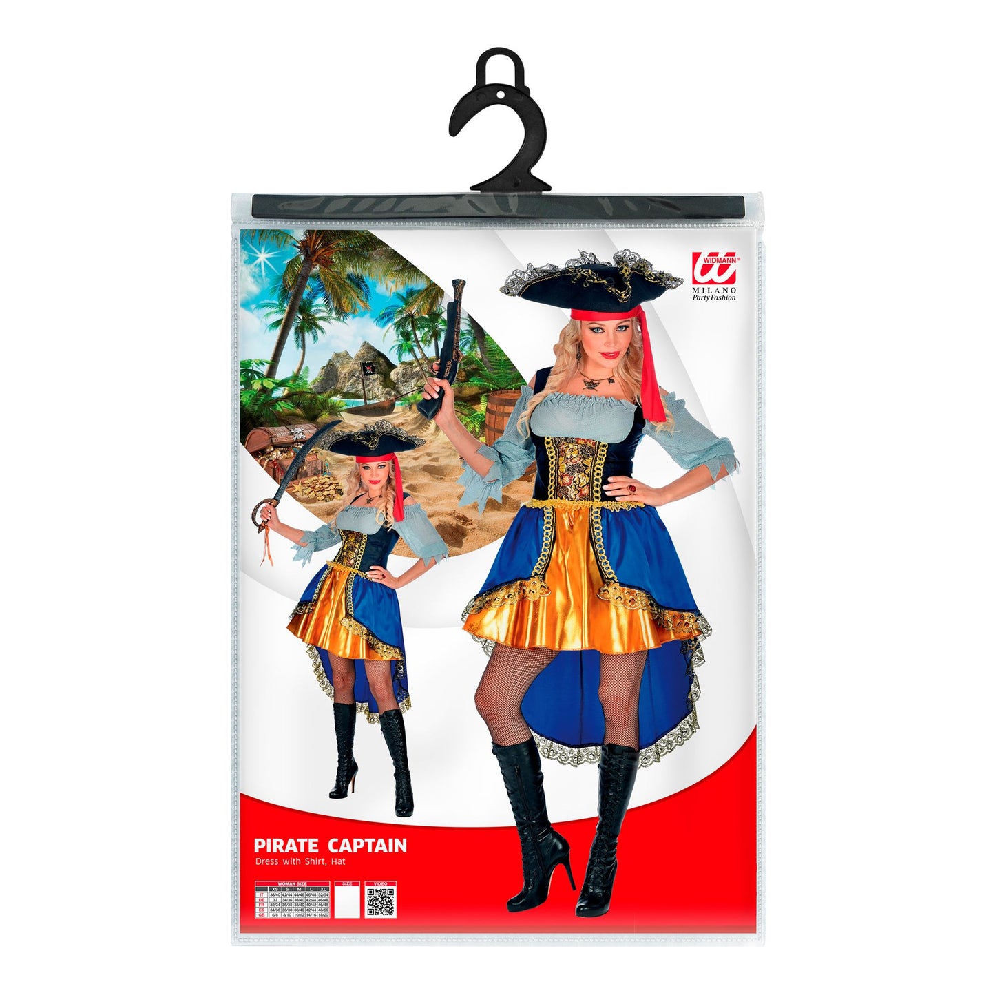 "PIRATEN KAPITÄNIN" (Kleid mit Bluse, Hut) – Ansicht 5