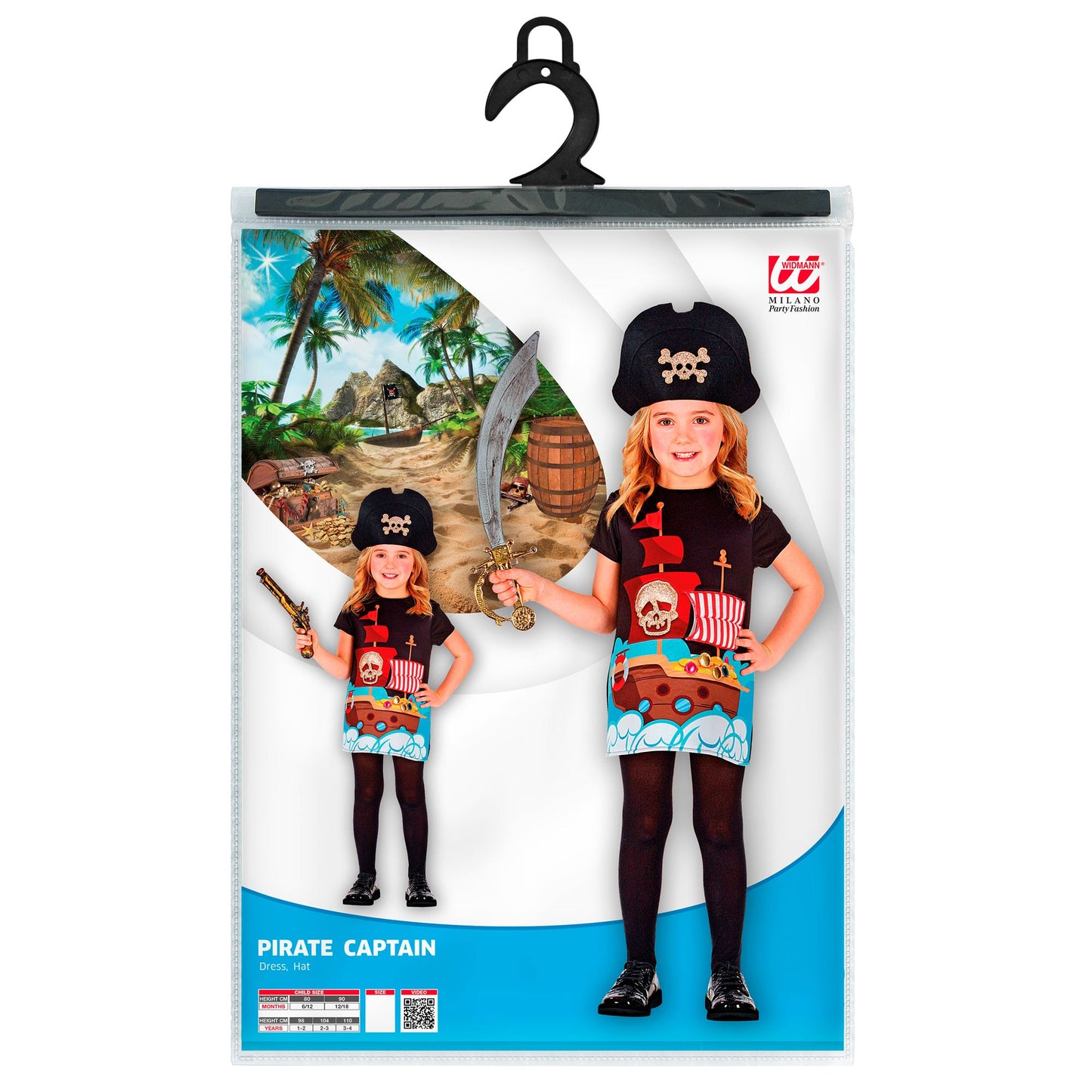 "PIRATENKAPITÄN" (Kostüm, Hut) – Ansicht 4