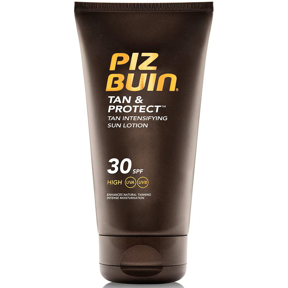 Piz Buin, Tan & Protect, Beschleunigt die natürliche Bräunung, Sonnencreme, SPF 30, 150 ml