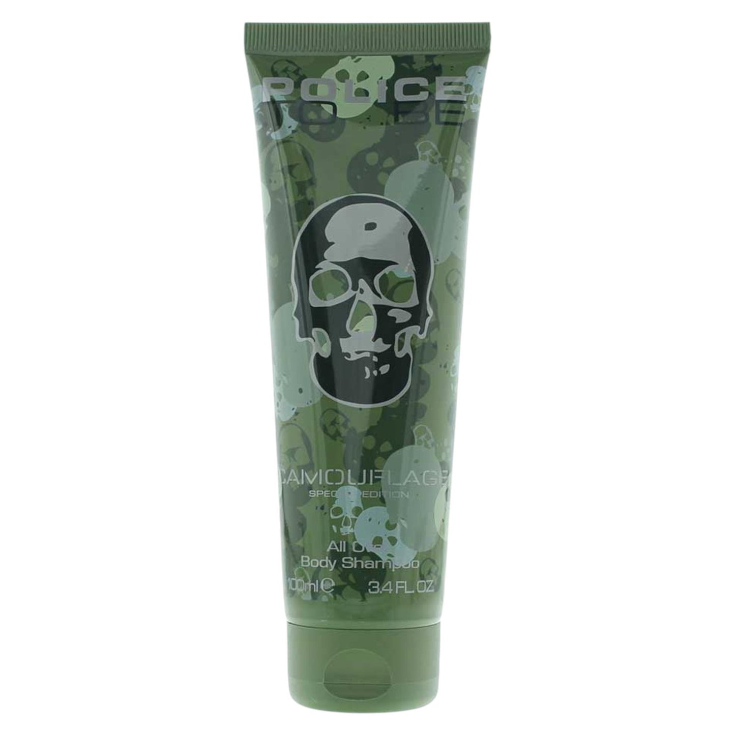 Police Police, To Be Camouflage, Weich, Duschgel, Der ganze Körper, 100 ml Regular