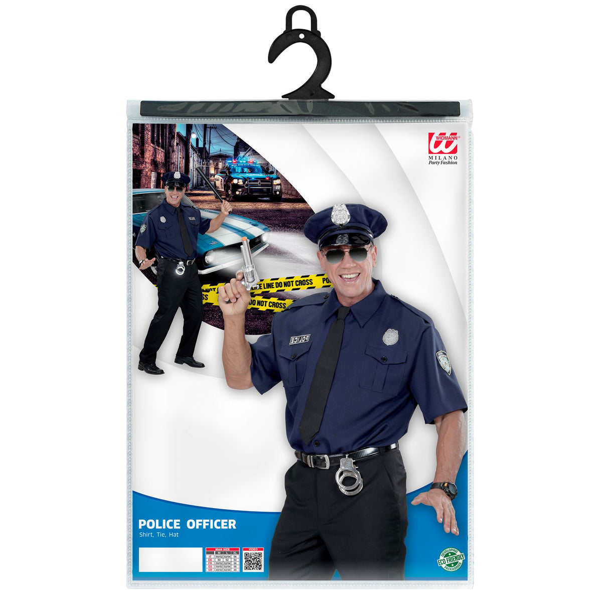 "POLIZIST" (Hemd, Kravatte, Mütze) – Ansicht 4