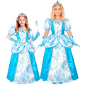 Widmann Eiskönigin Mädchen Kostüm Kleid mit Reifrock Türkis Hellblau – Produktansicht