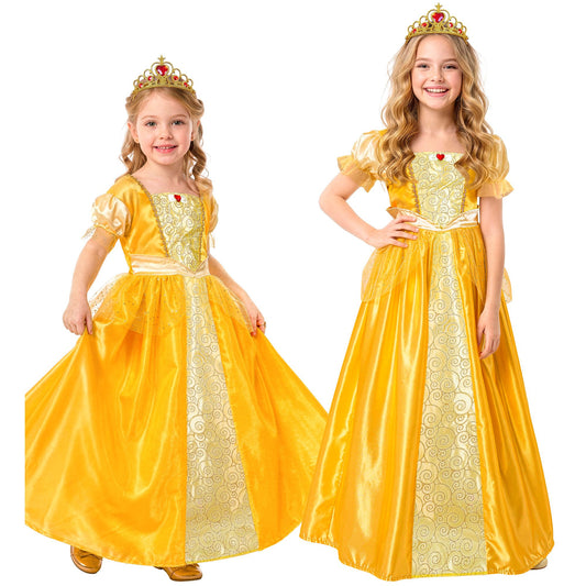 "PRINZESSIN" (Kleid, Tiara) – Vorderansicht