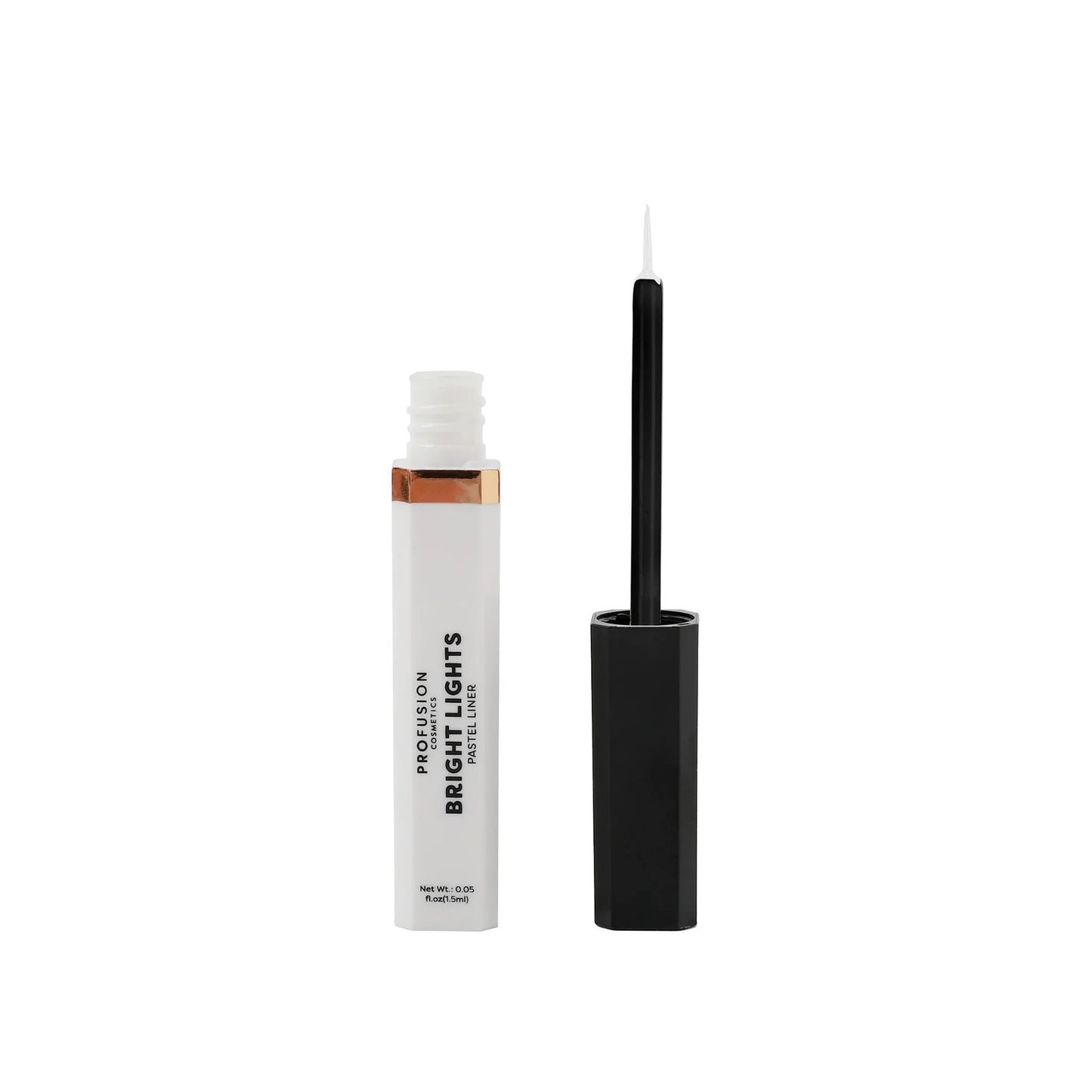 Profusion Cosmetics, Bright Lights Pastel, Long Lasting & Illuminating, Flüssiger Eyeliner, Weiß, 1.5 ml