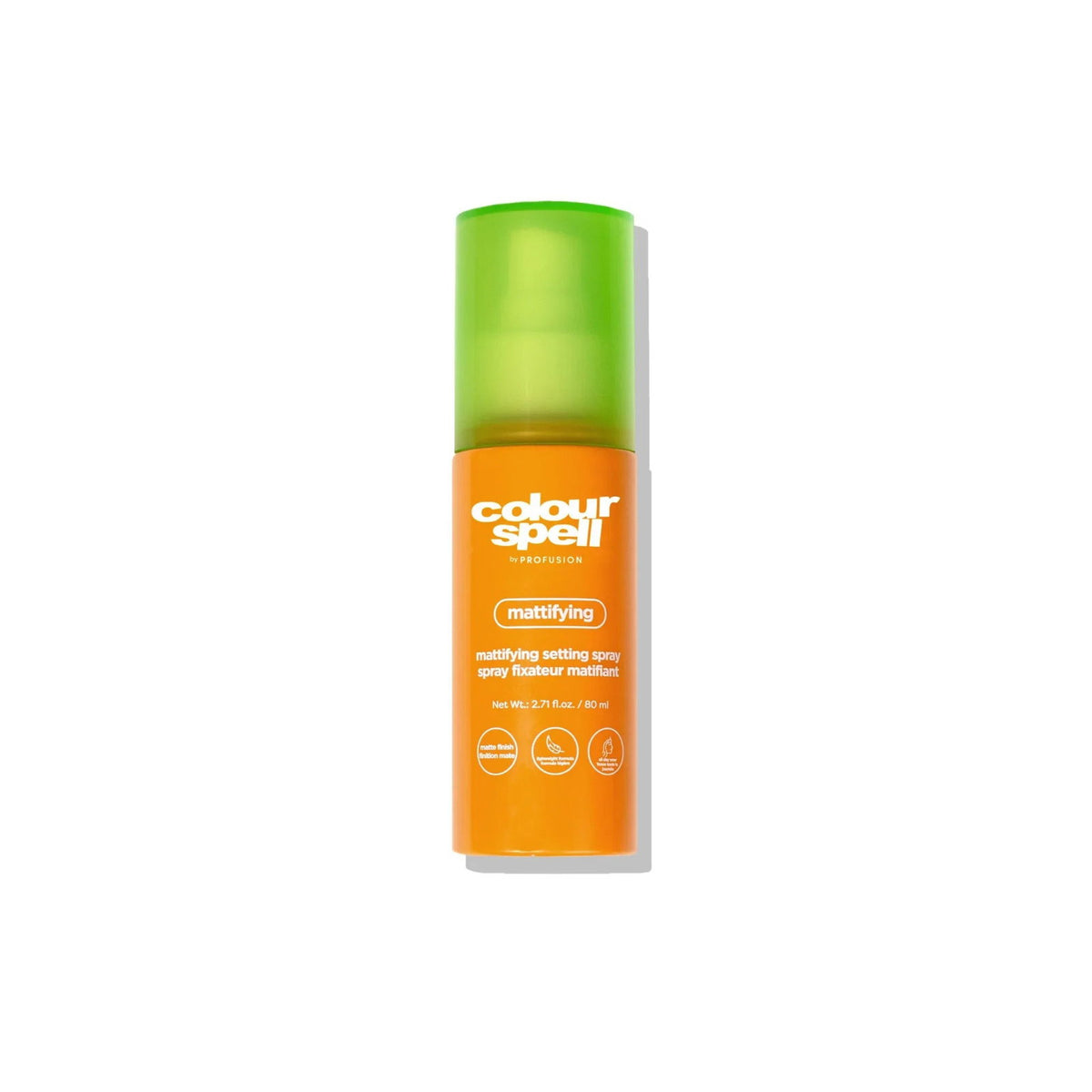 Profusion Cosmetics, Colour Spell, Matt, Make-up Fixierspray, 80 ml