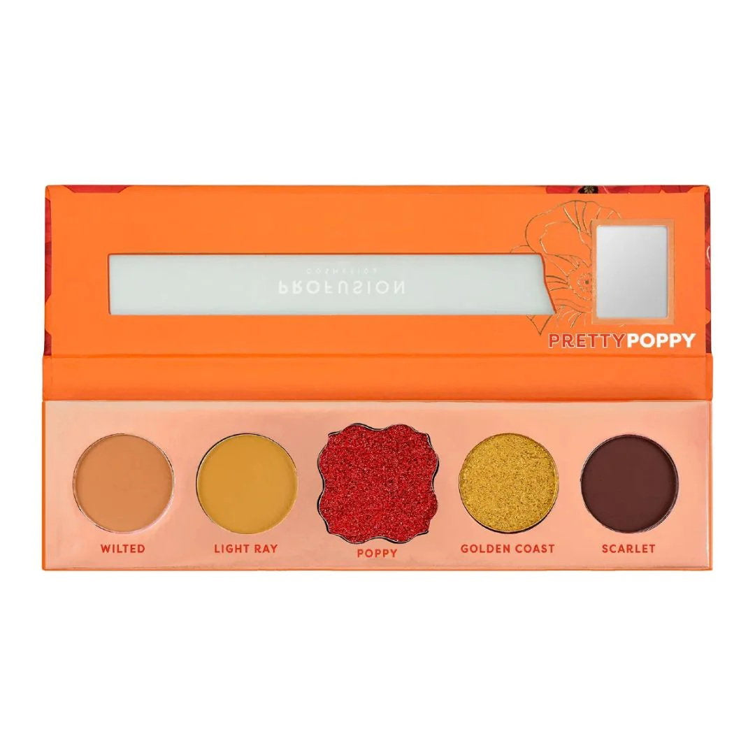 Profusion Cosmetics, Pretty Poppy, Lidschattenpalette, 5 Schattierungen, 4.58 g